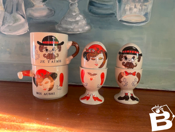 Service à déjeuner vintage fabriqués en Corée