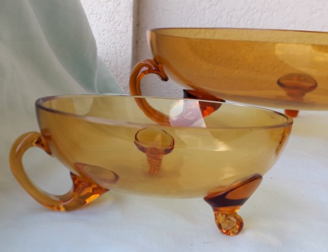 Service à dessert en verre