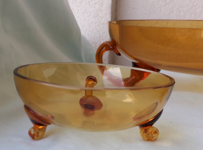 Service à dessert en verre