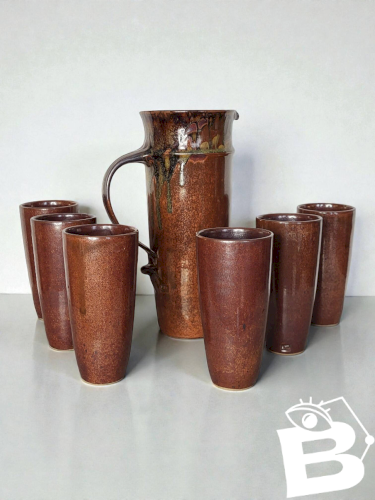 Service à eau Jean Cacheleux, Grès, Puisaye