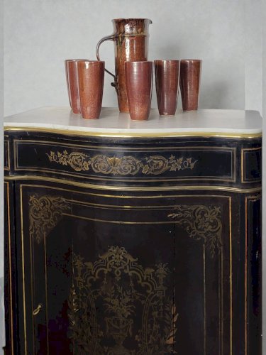 Service à eau Jean Cacheleux, Grès, Puisaye