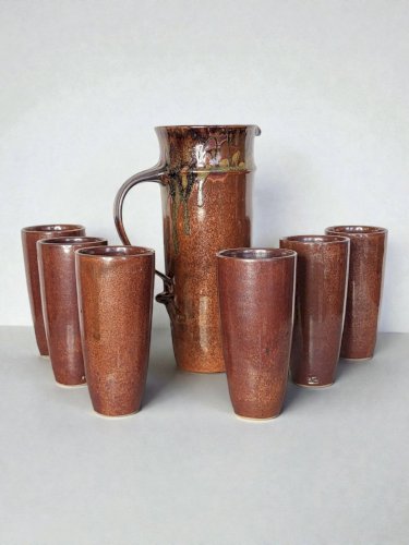 Service à eau Jean Cacheleux, Grès, Puisaye