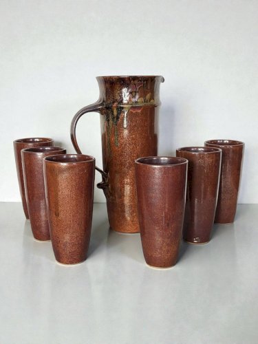 Service à eau Jean Cacheleux, Grès, Puisaye