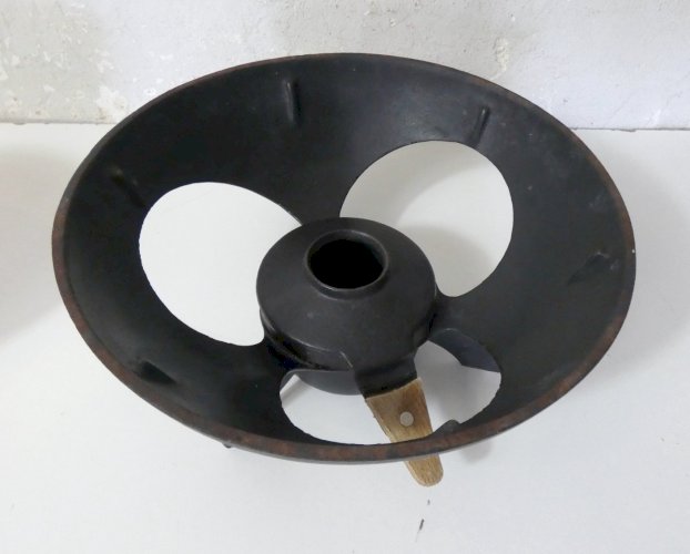 service à fondue Le Creuset orange vintage