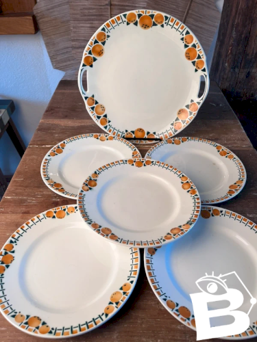 Service à gâteau Saint Amand Céranord modèle Cotentin