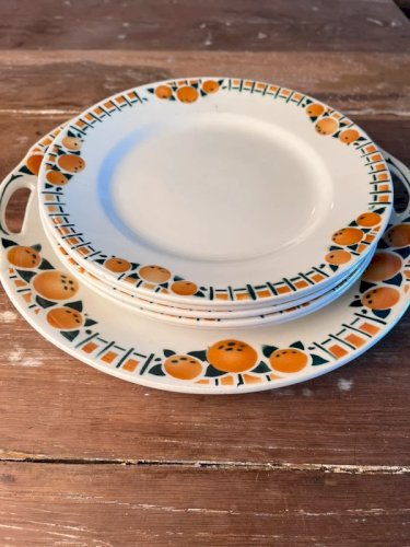 Service à gâteau Saint Amand Céranord modèle Cotentin