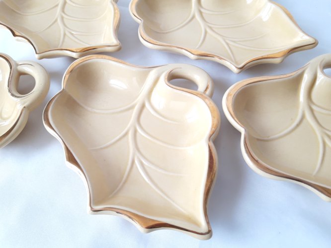 Service à hors-d’œuvre/apéritif céramique Vallauris années 50