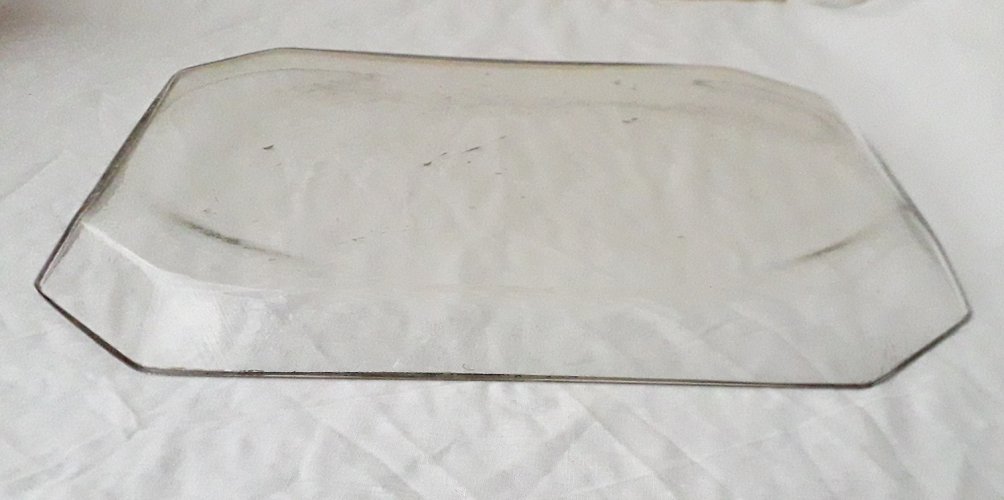 Service à liqueur en verre émaillé