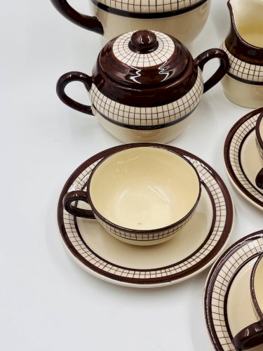 Service à petit déjeuner vintage