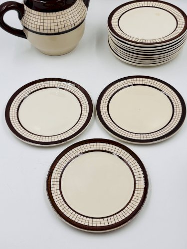 Service à petit déjeuner vintage