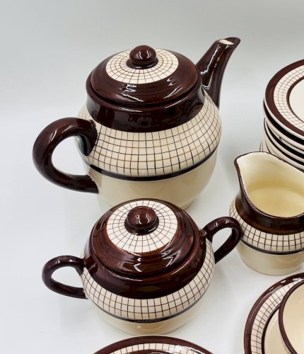 Service à petit déjeuner vintage