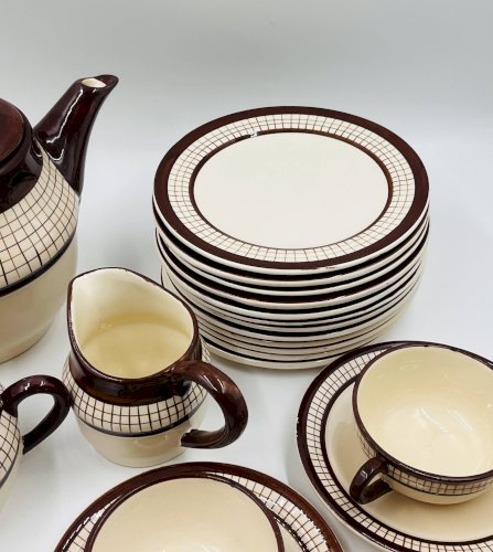 Service à petit déjeuner vintage