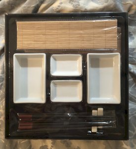 Brand new complete sushi set