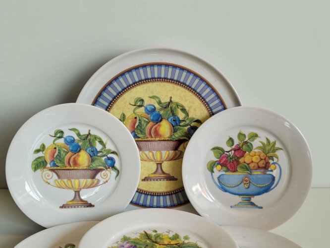 Service à tarte, plat & assiettes, Limoges