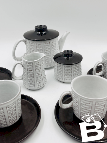 Service à thé Ceramano Epsilon by Karl Leutner