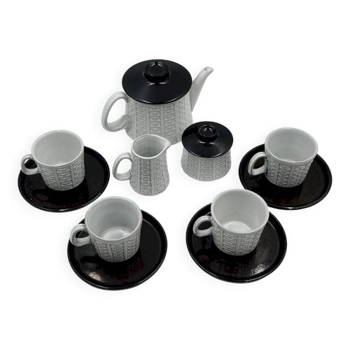 Service à thé Ceramano Epsilon by Karl Leutner