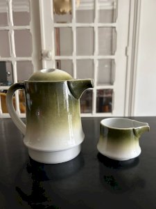 tea or coffee service in porcelain Langenthal, 1970