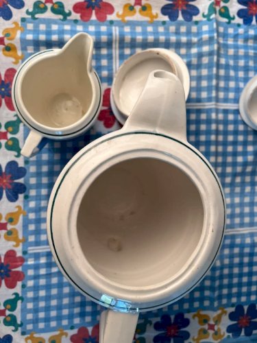 Service à thé ou café Saint-Amand Céranord modèle Edelweiss