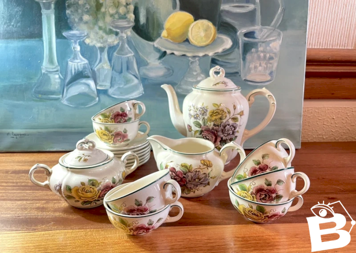 Service à thé Villeroy & Boch « Cannes » 1950