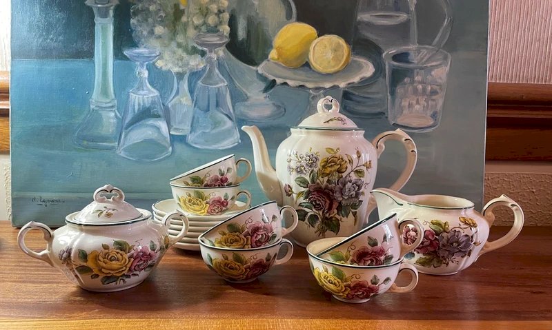 Service à thé Villeroy & Boch « Cannes » 1950