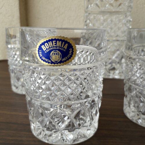 Service à whisky cristal de Bohême