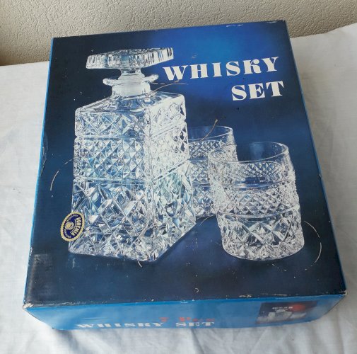Service à whisky cristal de Bohême