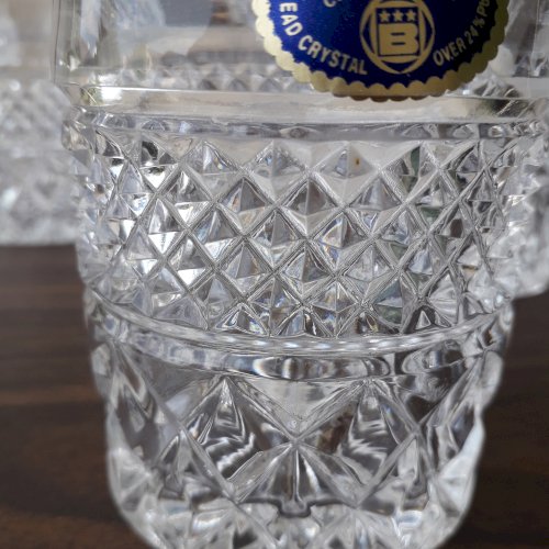 Service à whisky cristal de Bohême