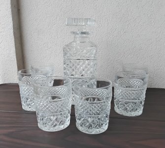 Service à whisky en cristal