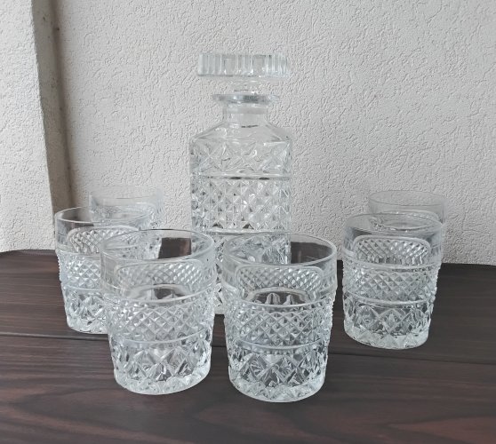 Service à whisky en cristal
