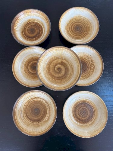 Service assiettes en grés Longchamp 42 pièces