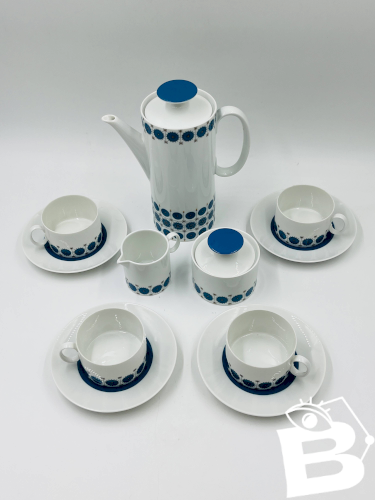 Service Café Porcelaine Thomas Germany Medaillon 70s