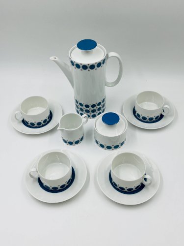 Service Café Porcelaine Thomas Germany Medaillon 70s