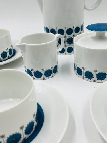 Service Café Porcelaine Thomas Germany Medaillon 70s