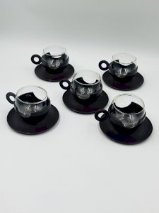 5 Cup Pop Service with Handle Donut – Dutch Design – 1970