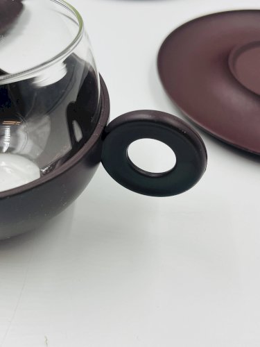 Service de 5 Tasses Pop à Anses Donut – Design Hollandais – 1970
