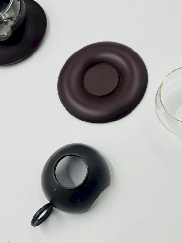 Service de 5 Tasses Pop à Anses Donut – Design Hollandais – 1970