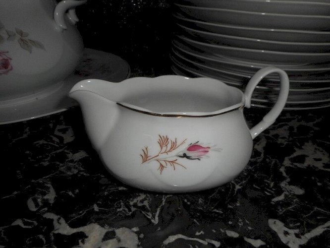 SERVICE DE TABLE DE 43 PIECES PORISTAL FRANCE PORCELAINE FINE