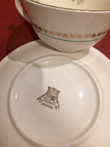 service de tasses Gien Vintage