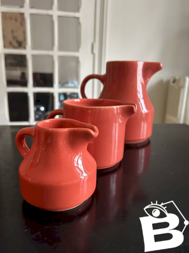 service de vaiselle Niderviller corail 24 piéces 1970