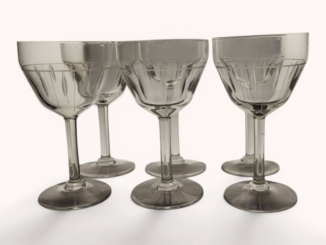 Service de verre 24 pièces Art déco