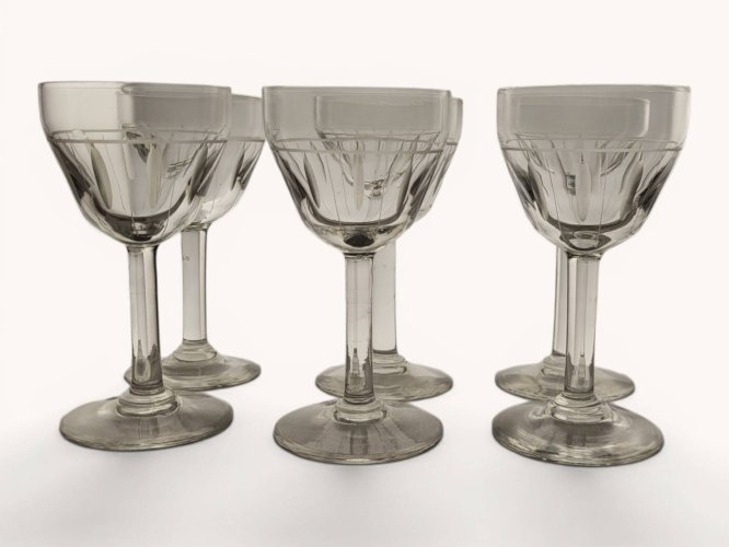 Service de verre 24 pièces Art déco