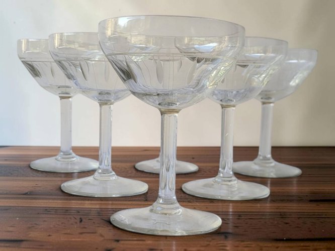 Service de verre 24 pièces Art déco