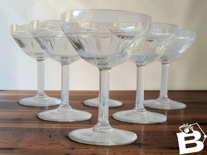 Service de verre 24 pièces Art déco