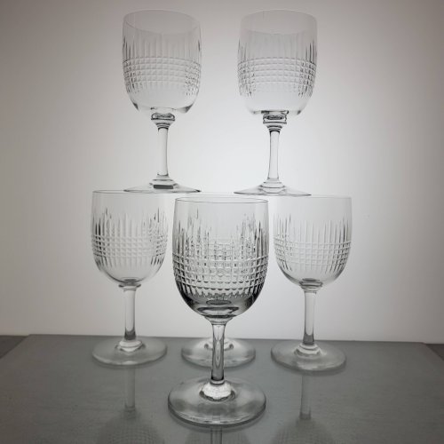 Service de verres 30 pièces en cristal de Baccarat modèle Nancy