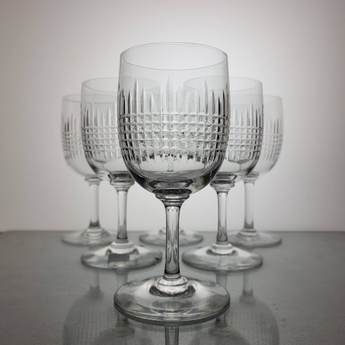 Service de verres 30 pièces en cristal de Baccarat modèle Nancy
