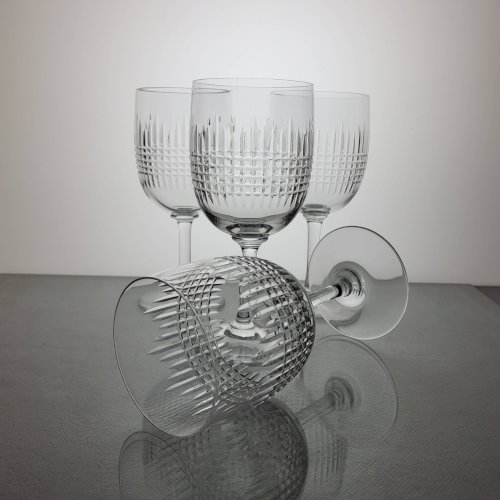 Service de verres 30 pièces en cristal de Baccarat modèle Nancy