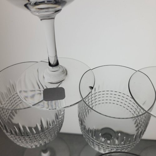 Service de verres 30 pièces en cristal de Baccarat modèle Nancy