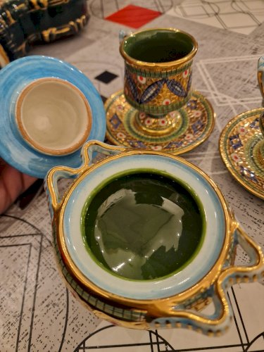 Service Deruta peint à la main en Italie