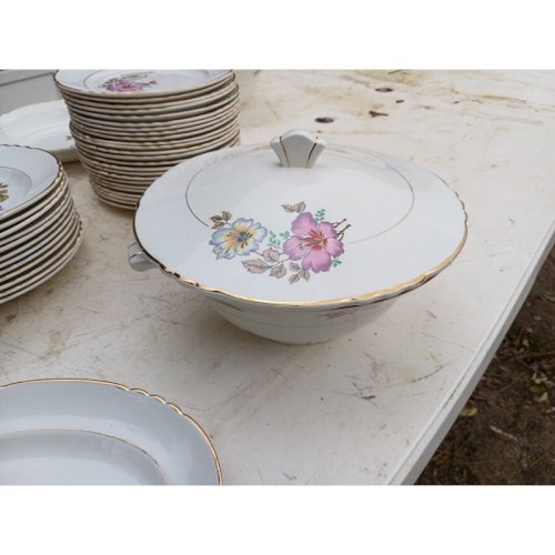 Service en Porcelaine  Orchies Moulin des Loups 