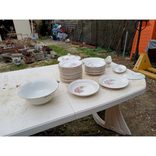 Service en Porcelaine  Orchies Moulin des Loups 